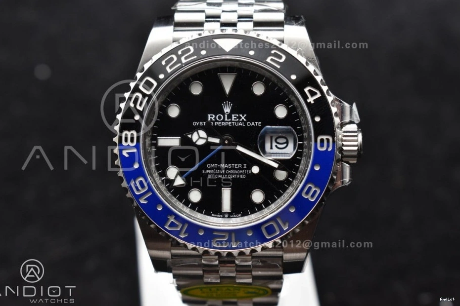Jubilee Black Clean Bracelet Blue Ceramic BLNR DD3285 126710 CHS Edition GMT-Master II Best Factory on 0420